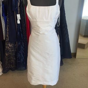 WHITE SHORT GRADUATION/WEDDING DRESS/RECEPTION/REHEARSAL DINNER DRESS NWT